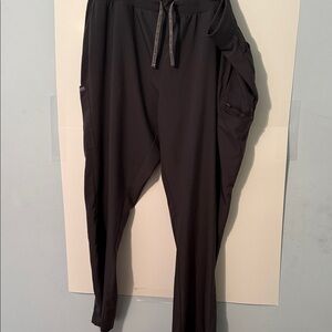 Landau dark gray Cargo Men's scrubs Pants 7 pocket 4 way stretch